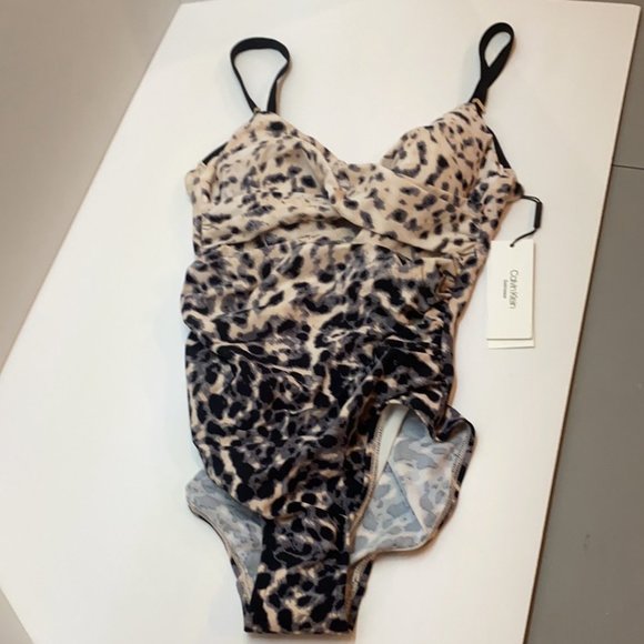 NWT Calvin Klein Nectar Ombre One Piece swimsuit - Picture 2 of 4